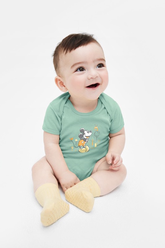 迪士尼系列純棉羅紋包臀衣-Baby