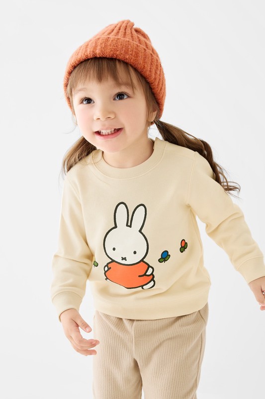 Miffy and Friends毛圈印花圓領衫-03-Baby