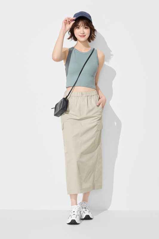 Bra削肩中短版背心-女