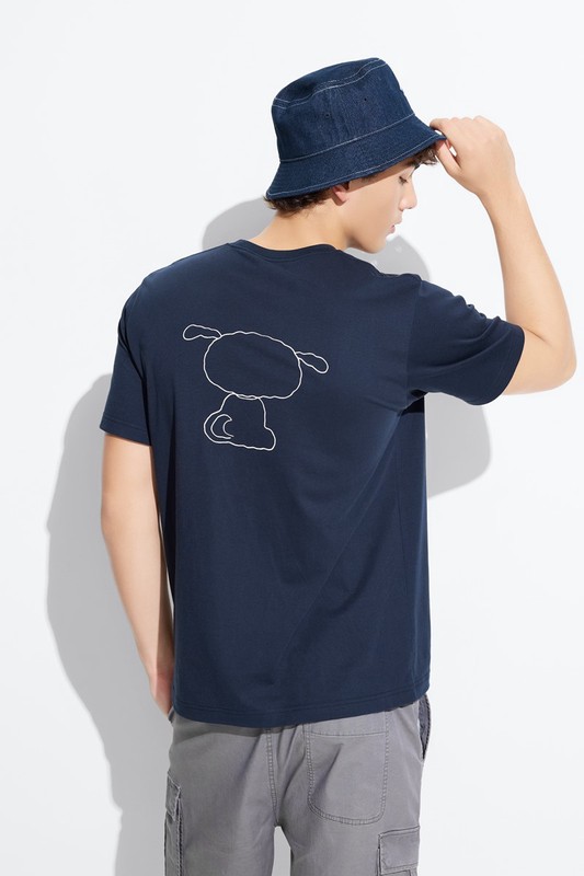 蠟筆小新印花T恤-01-男