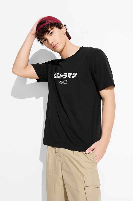 超人力霸王印花T恤-04-男