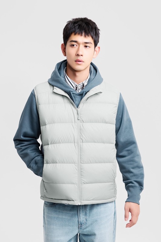 極暖羽絨背心-男