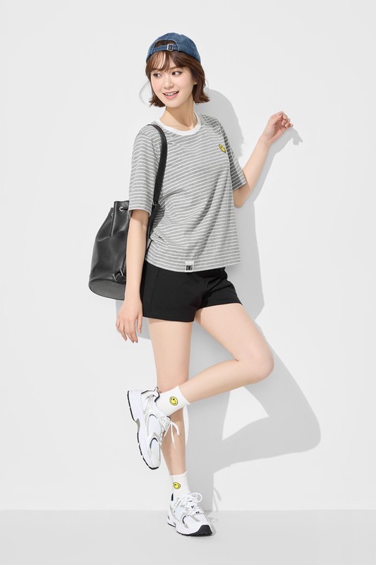 小毛圈口袋短褲-女