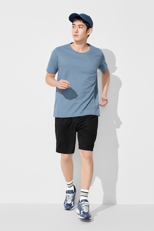 吸排網眼短褲-男