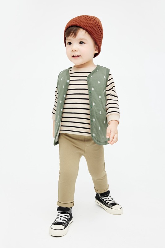 針織緊身長褲-Baby