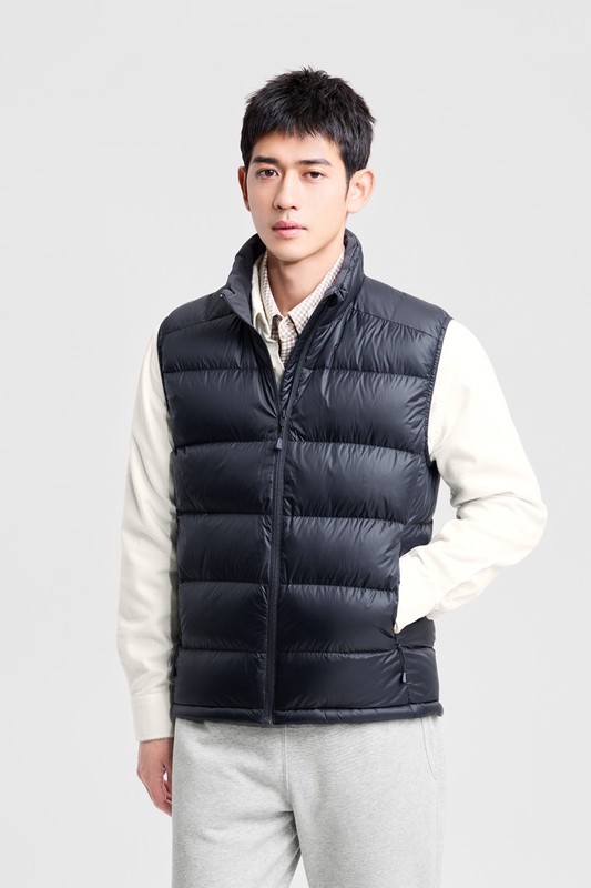 極暖羽絨背心-男