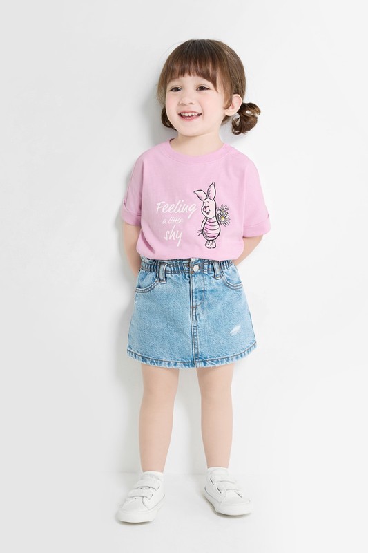 迪士尼系列竹節棉印花T恤-02-Baby