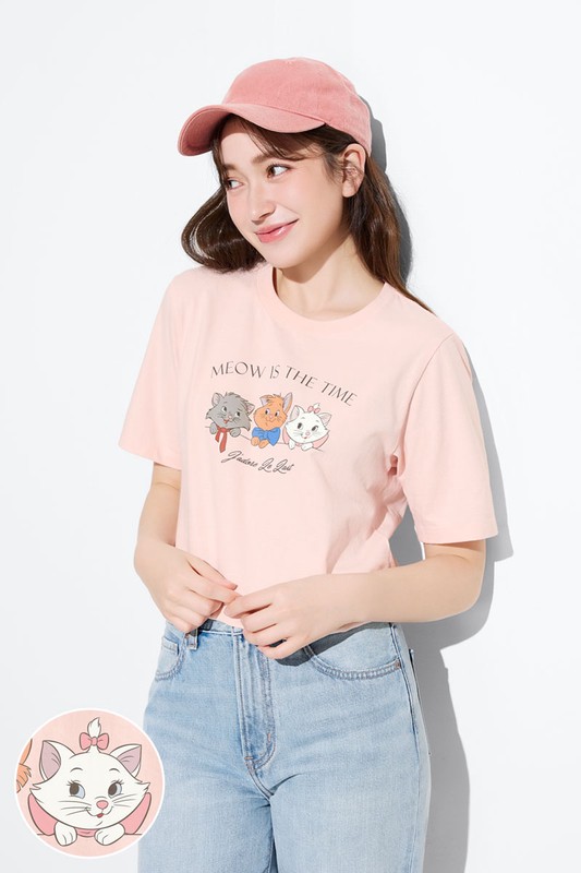 迪士尼系列寬版印花T恤-22-女