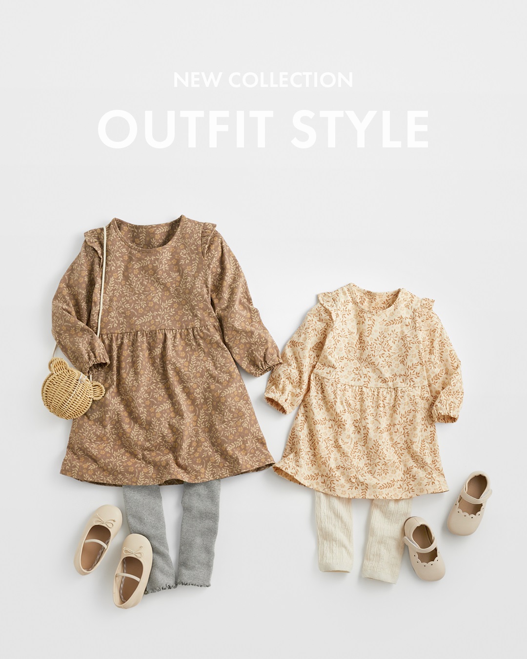 小碎花純棉洋裝，姊妹一起穿更可愛