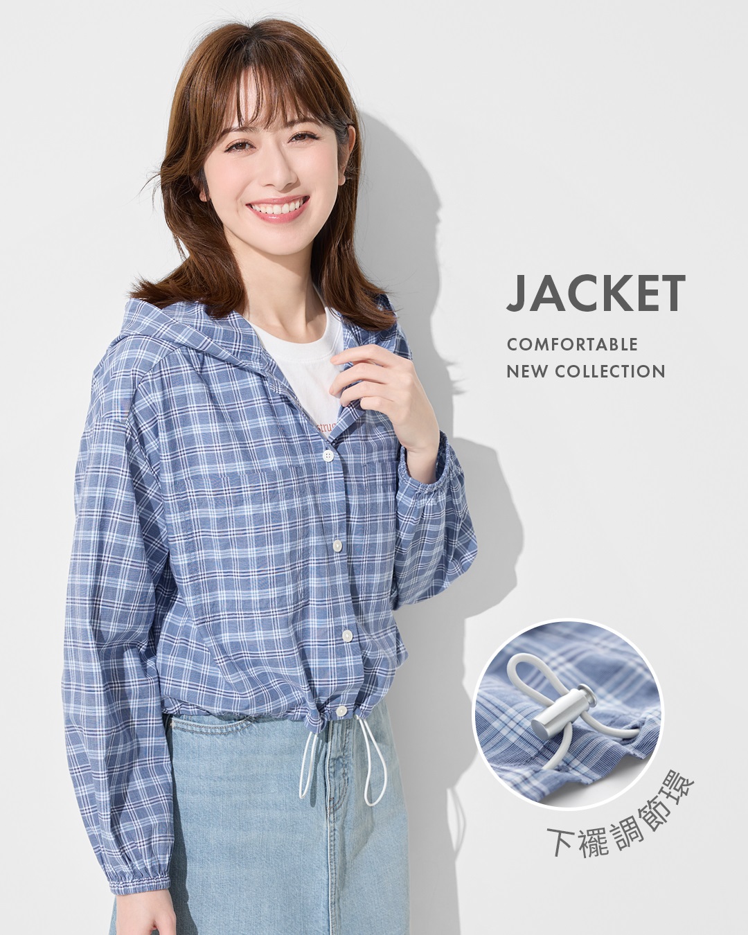 人氣新品！棉質拼接收腰長洋裝